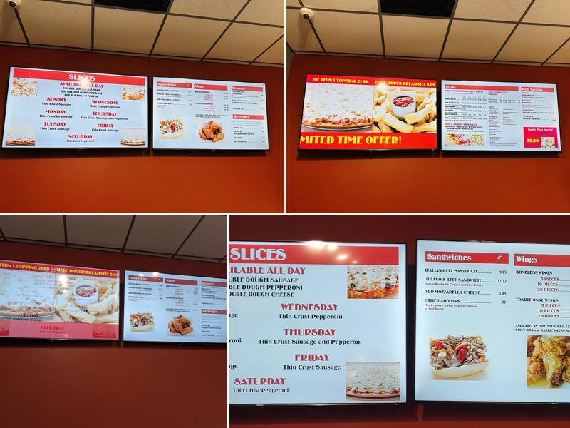 Jimano's Pizzeria Menu