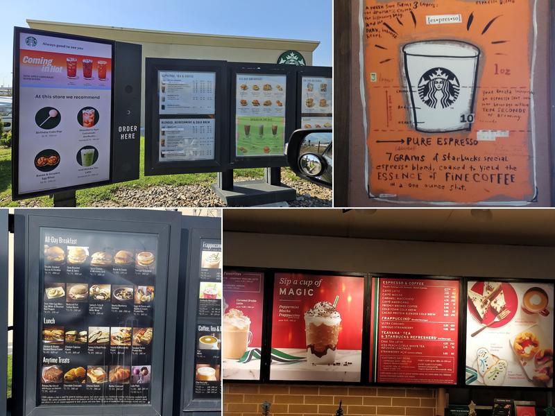 Starbucks Menu