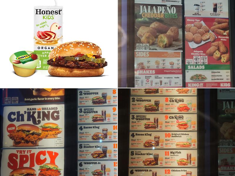 Burger King Menu
