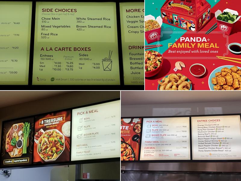 Panda Express Menu