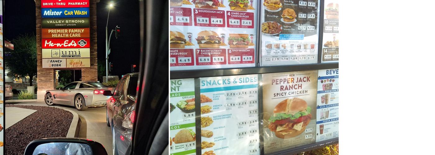 Jack in the Box Menu