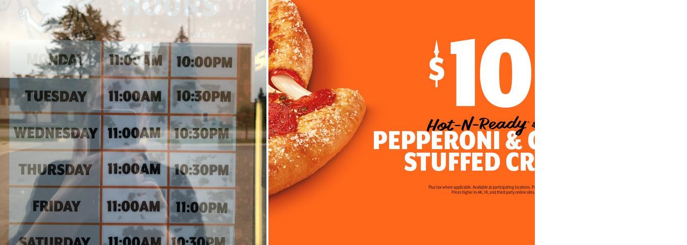 Little Caesars Pizza Menu