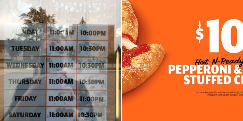 Little Caesars Pizza Menu