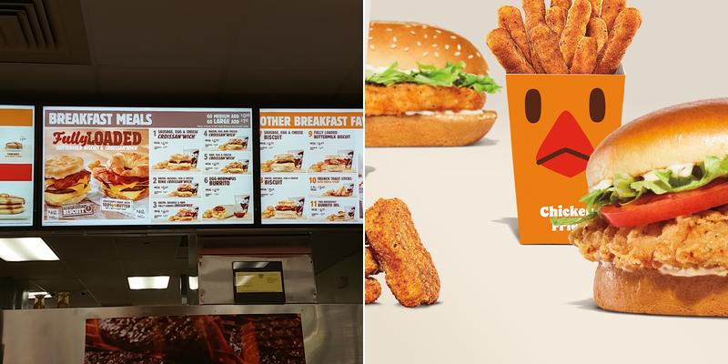 Burger King Menu