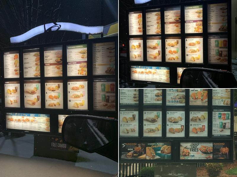 Taco Bell Menu