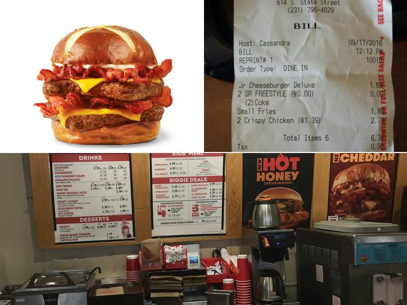 Wendy's Menu