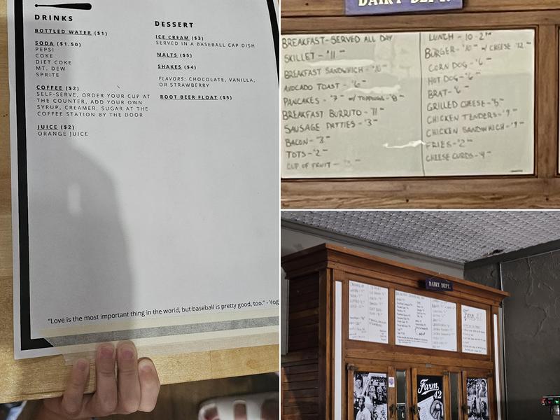 Farm 42 Menu