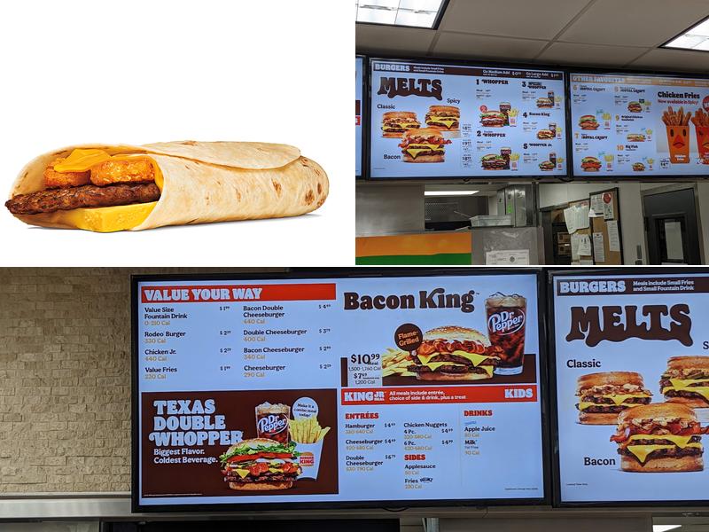 Burger King Menu