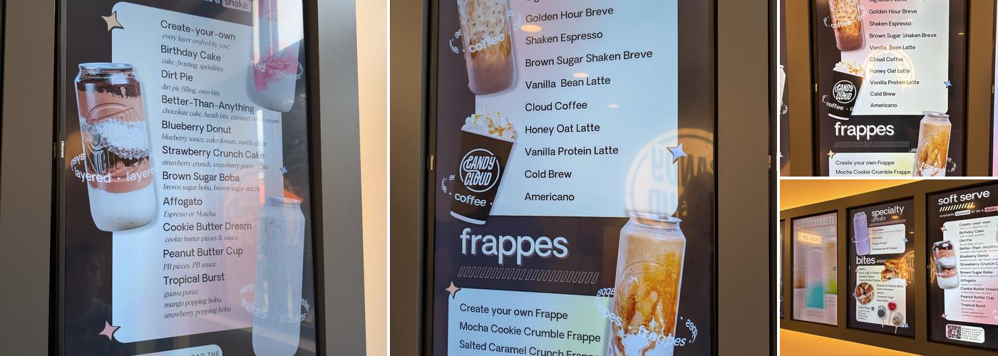 Candy Cloud - Oswego Menu