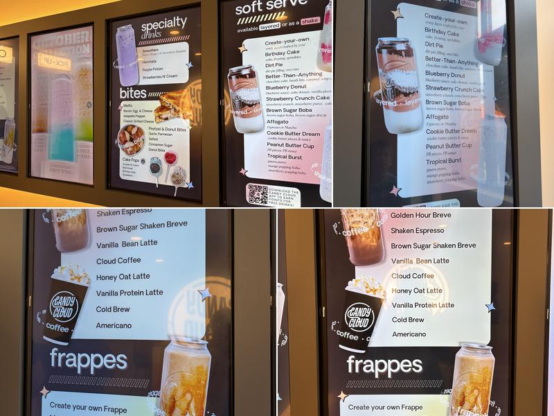 Candy Cloud - Oswego Menu