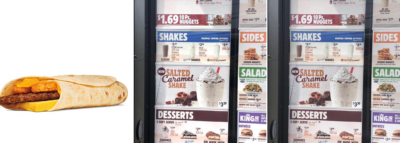 Burger King Menu