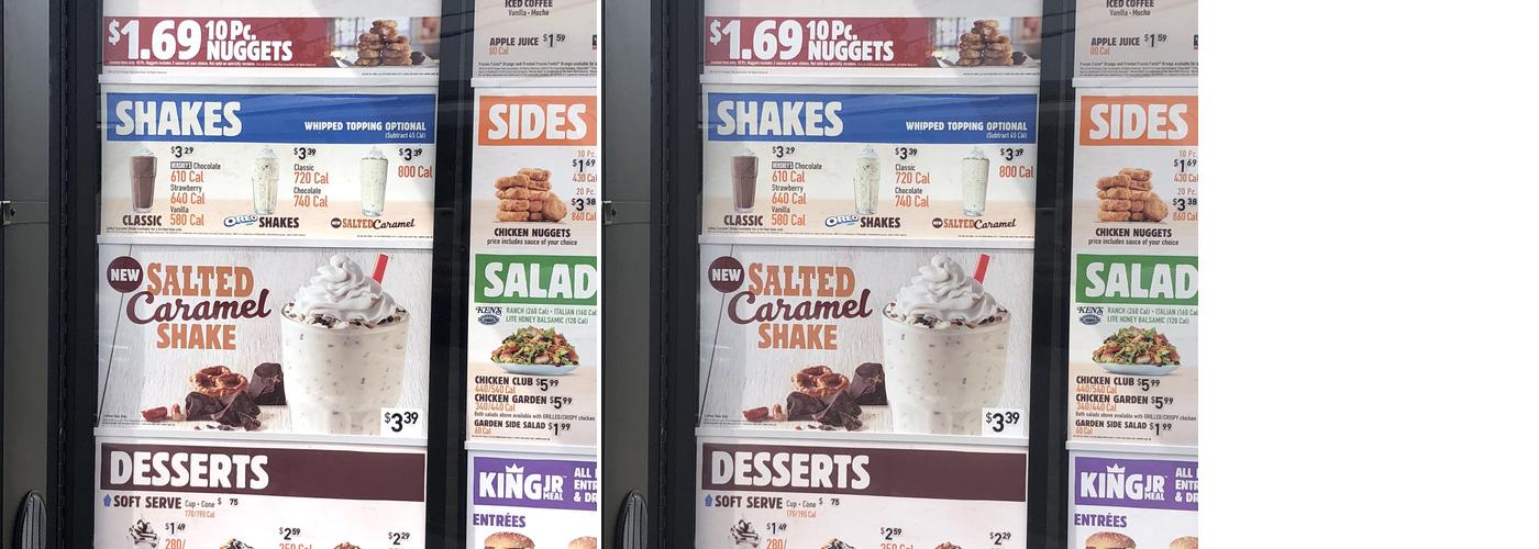 Burger King Menu