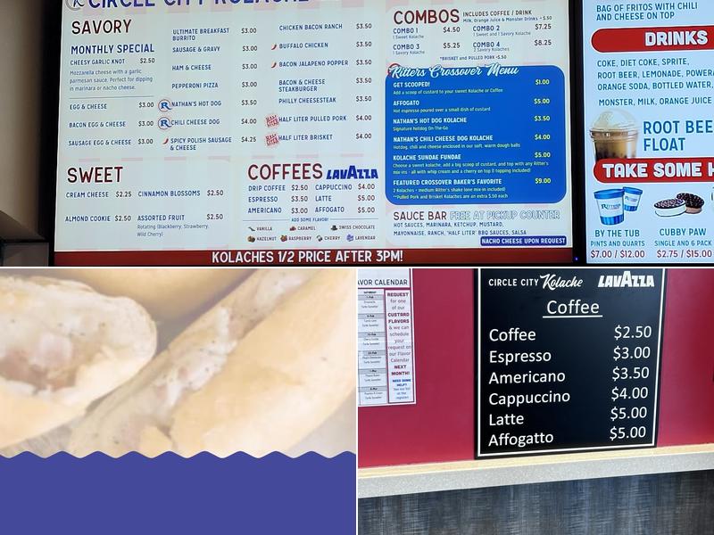 Circle City Kolache Menu