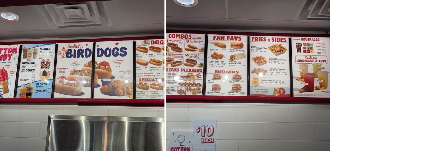 Wienerschnitzel Menu