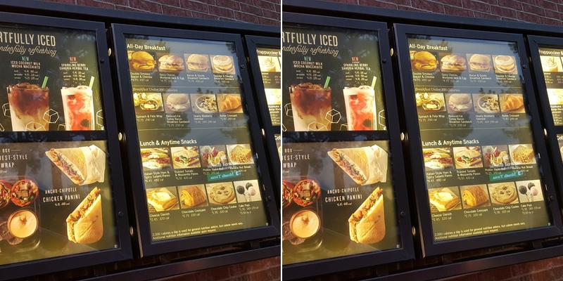 Starbucks Menu