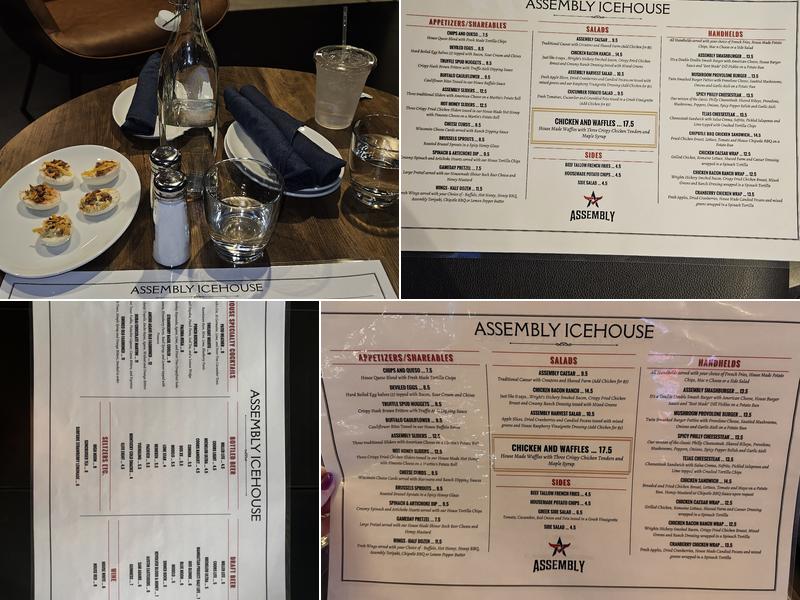 Assembly Icehouse Menu