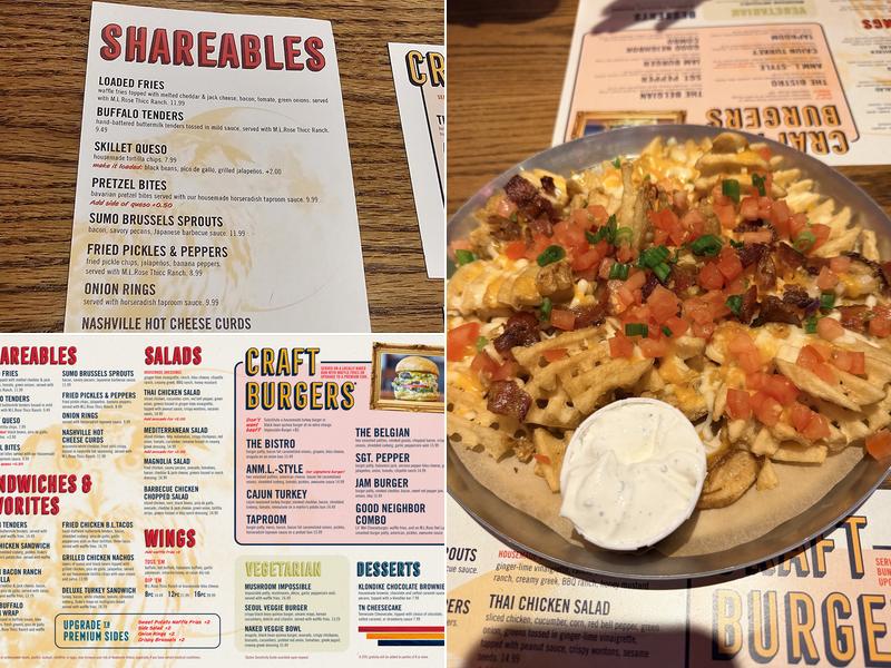 M.L.Rose Neighborhood Pub - Murfreesboro Menu