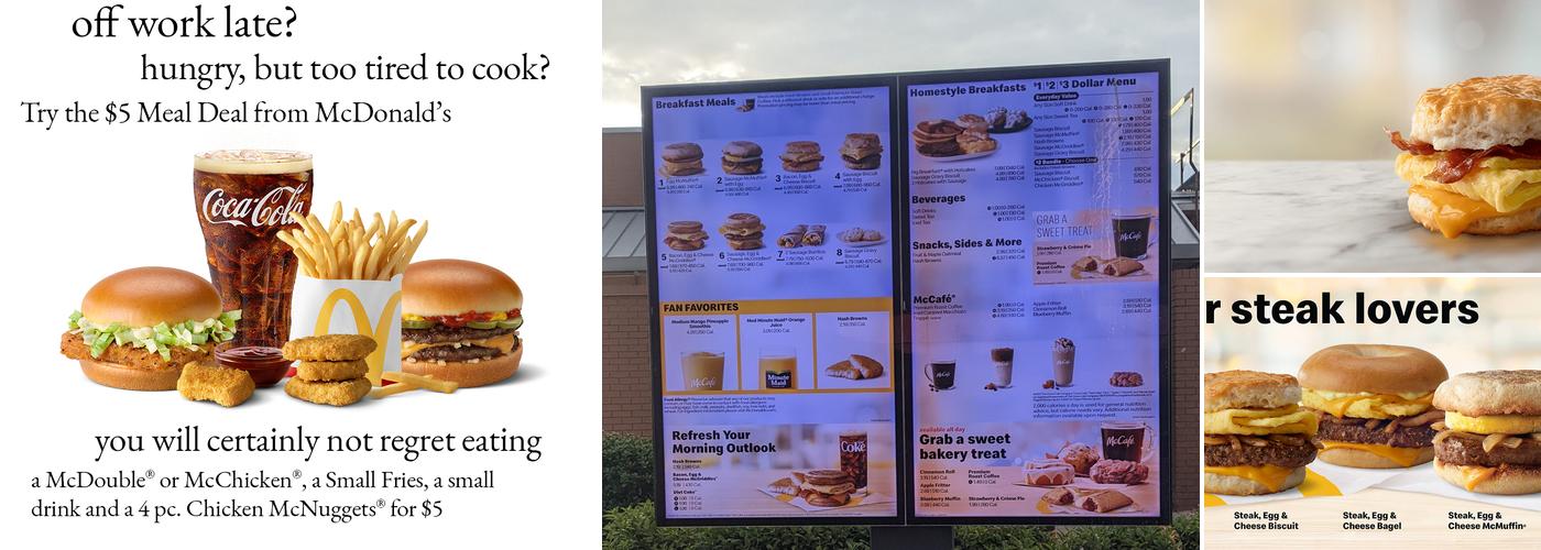 McDonald's Menu