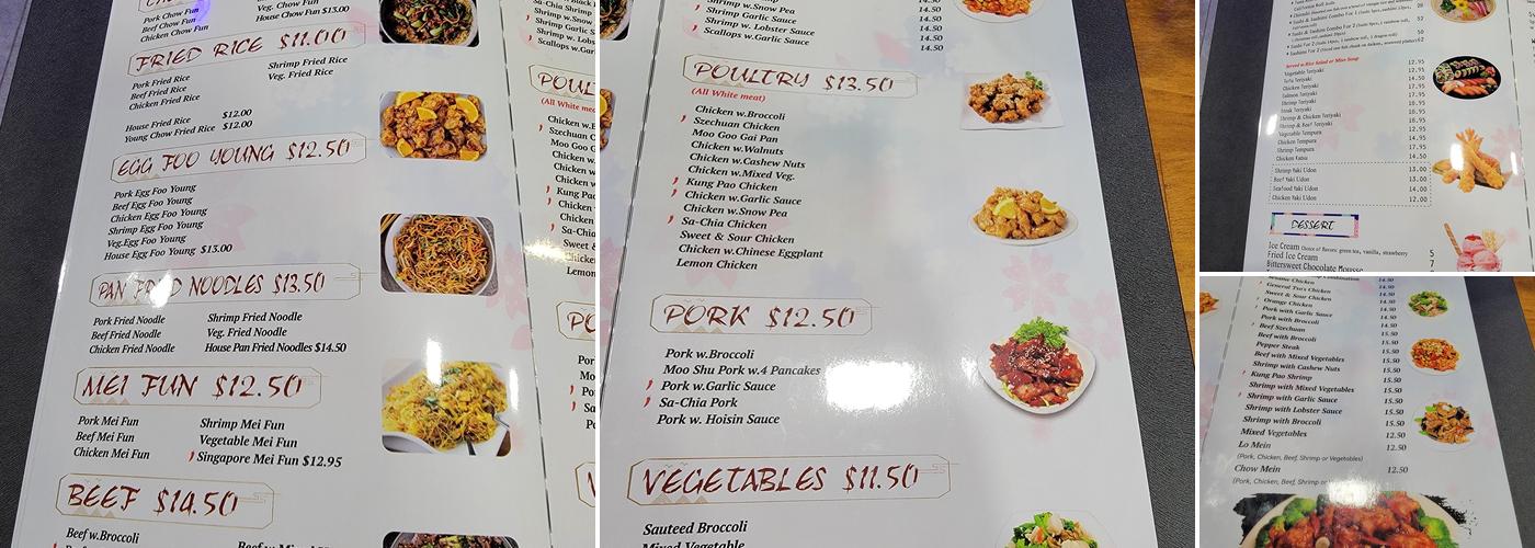 Diner's Haven Menu