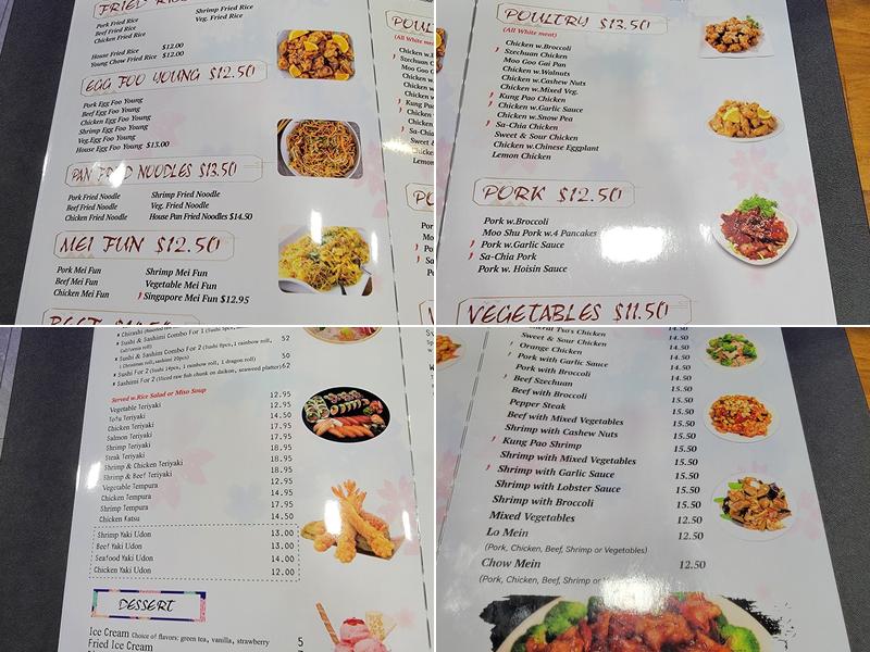 Diner's Haven Menu