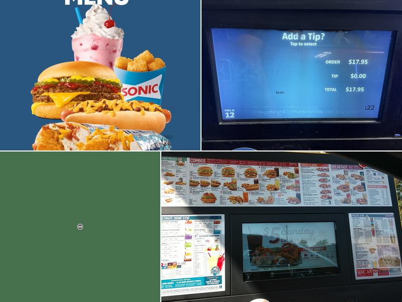 Sonic Drive-In Menu