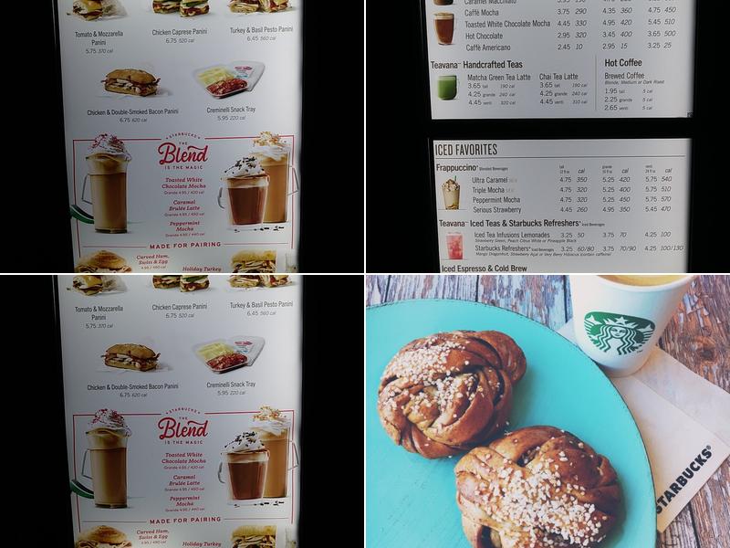 Starbucks Menu