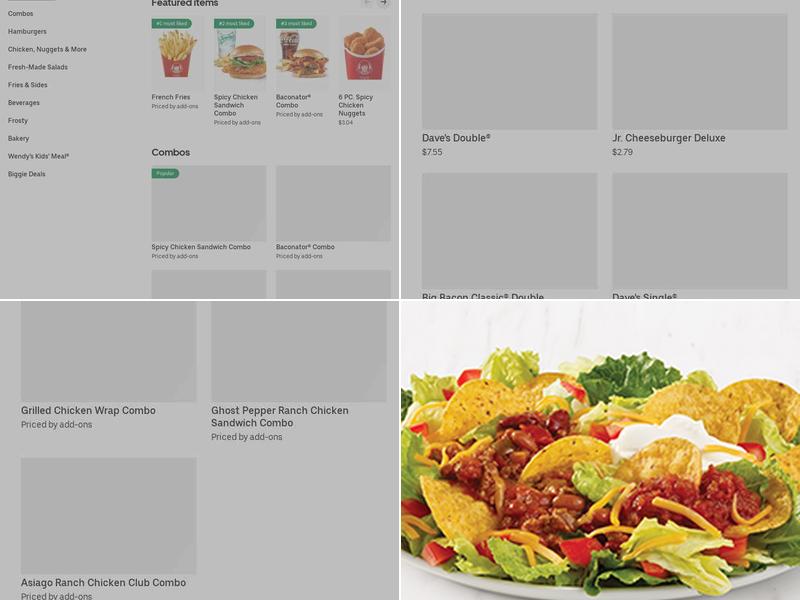 Wendy's Menu