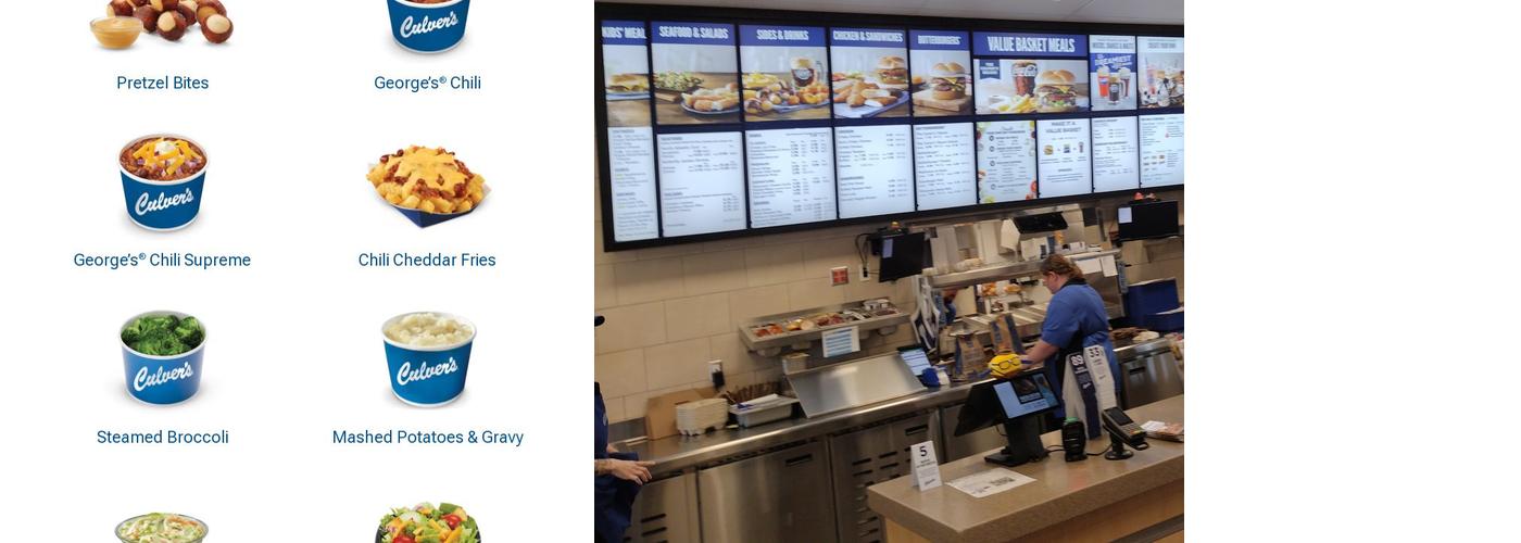 Culver’s Menu