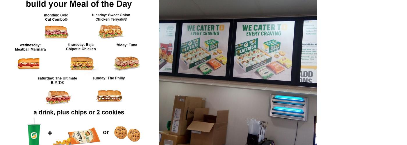 Subway Menu