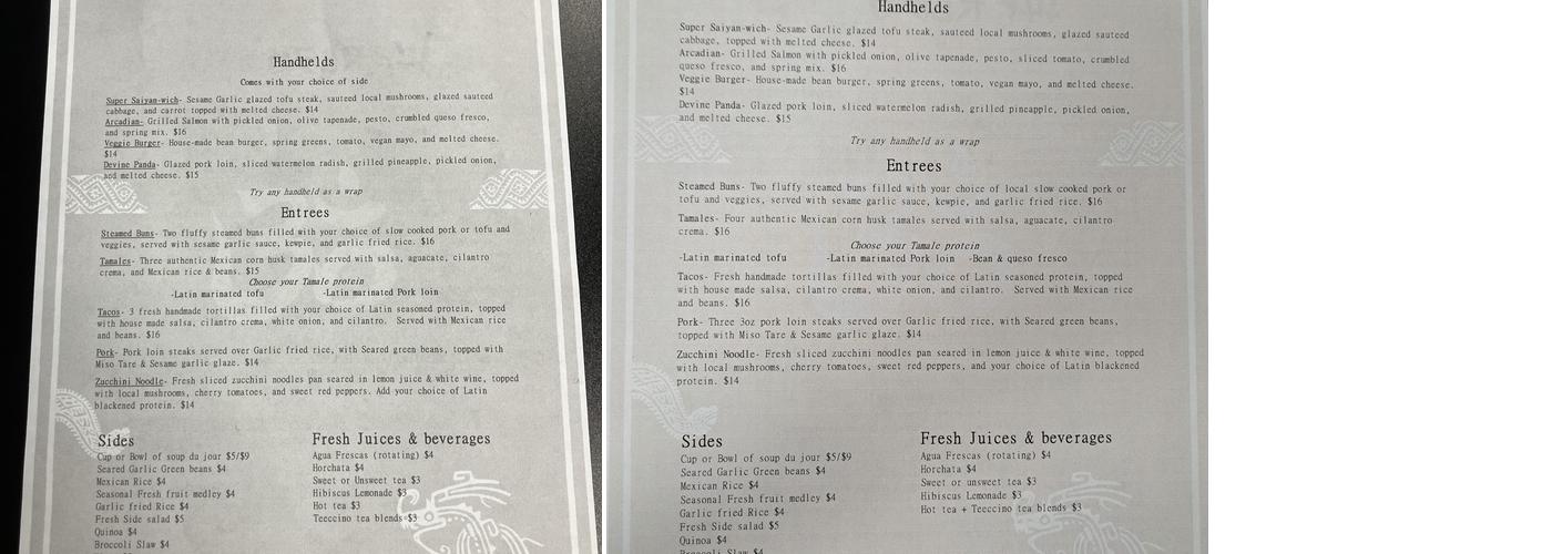 Worlds Edge Menu
