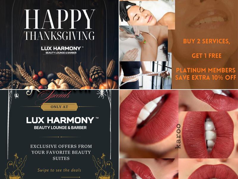 LUX HARMONY BEAUTY LOUNGE & BARBER