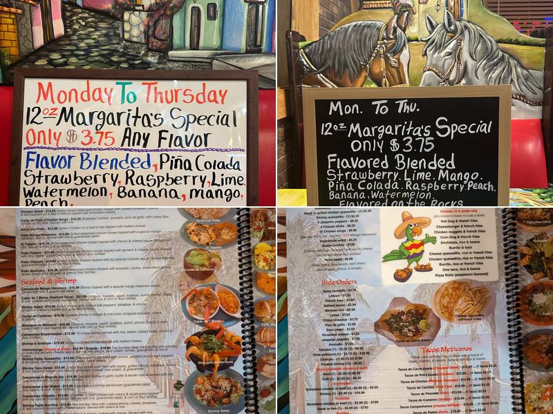 El Mazatlán Menu