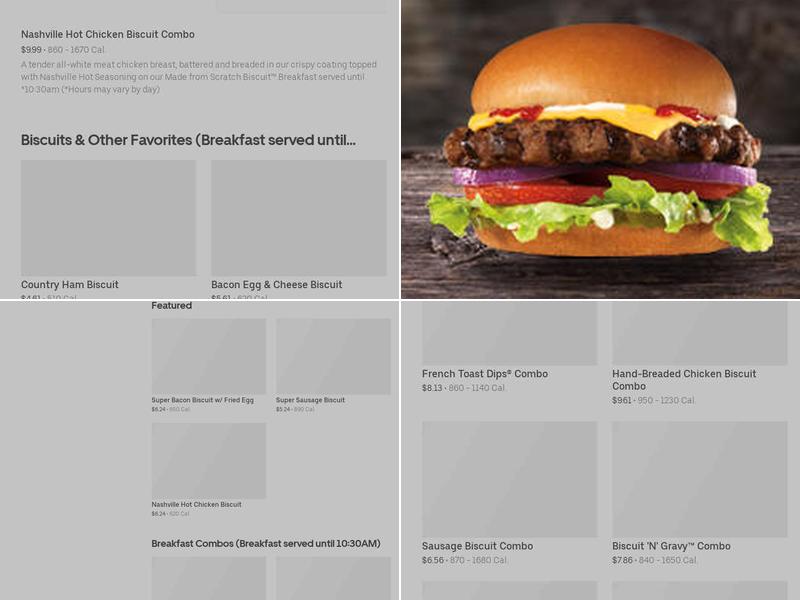 Hardee’s Menu