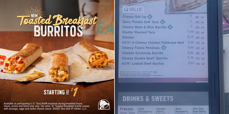 Taco Bell Menu