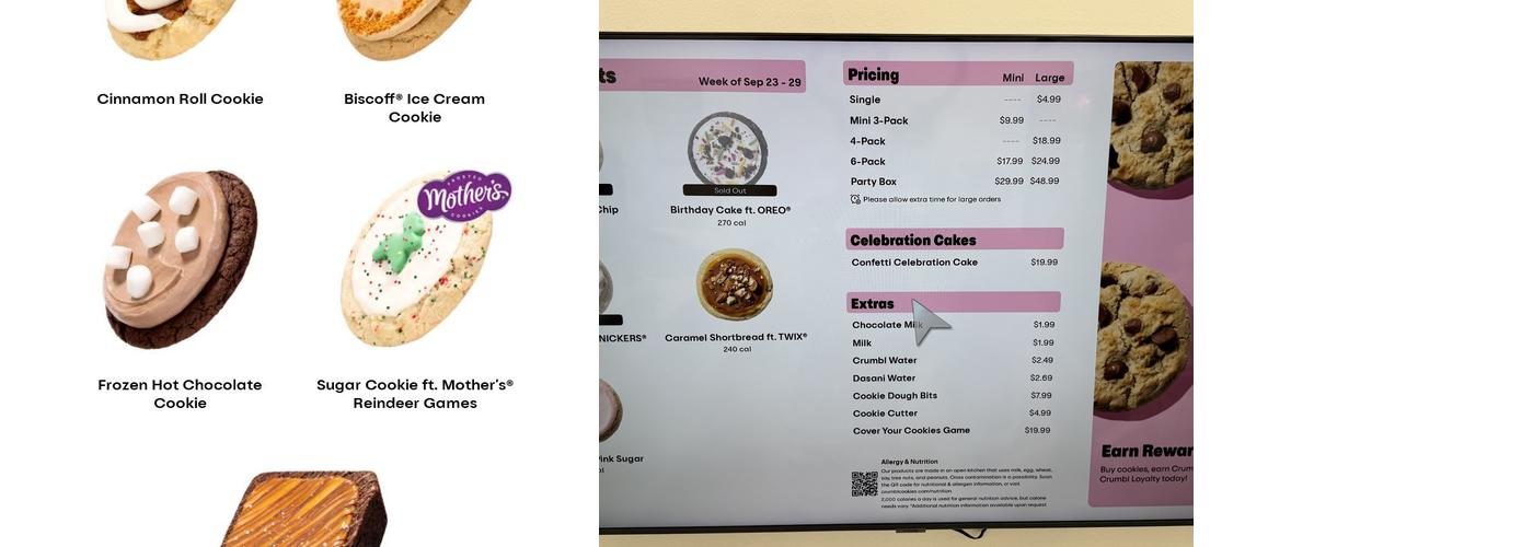 Crumbl Menu