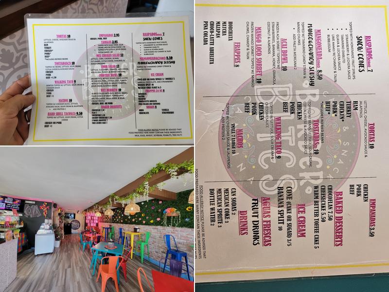 BORDER BITES CAFE Menu