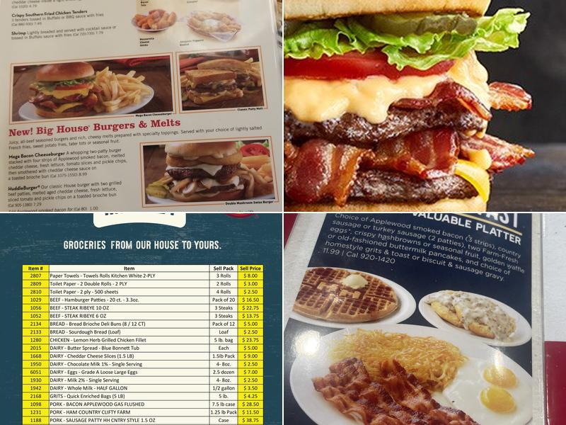Huddle House Menu
