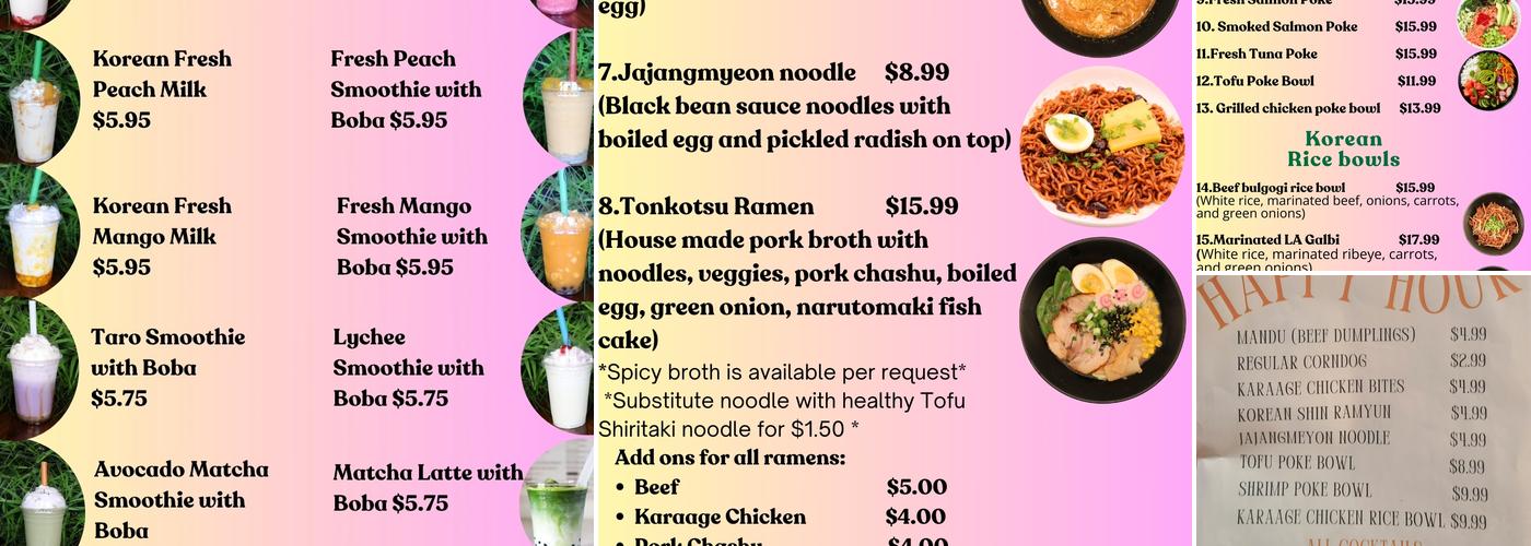 Food Lab Menu