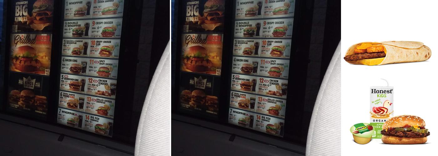 Burger King Menu