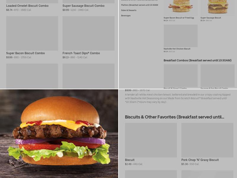 Hardee’s Menu
