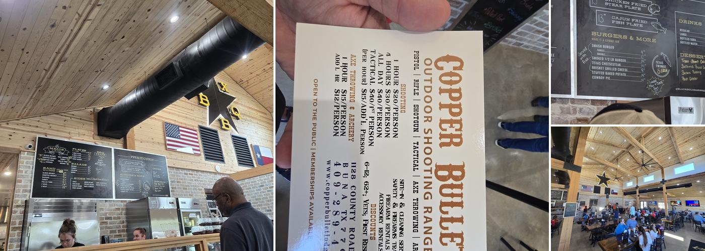 Black Gold Barbeque Menu