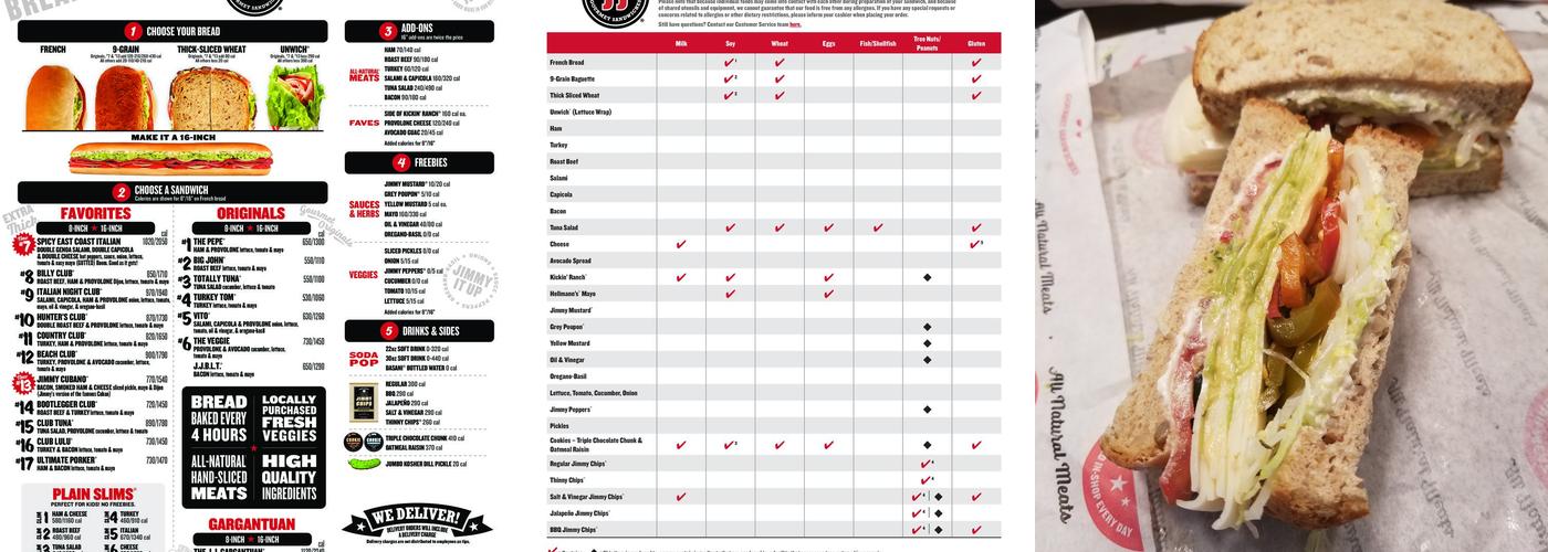 Jimmy John's Menu