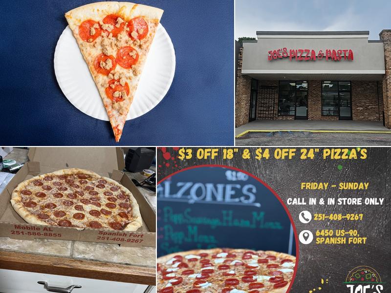 Joe's Pizza and Pasta 6450 US-90, Spanish Fort
