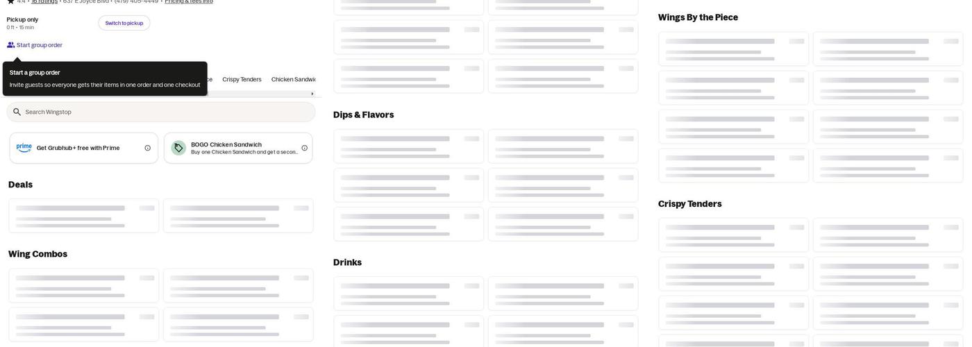Wingstop Menu