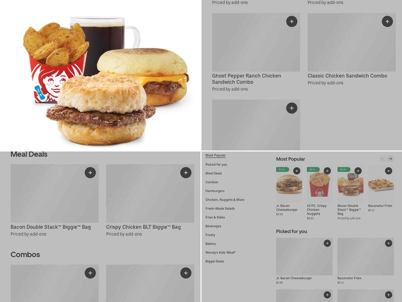 Wendy's Menu