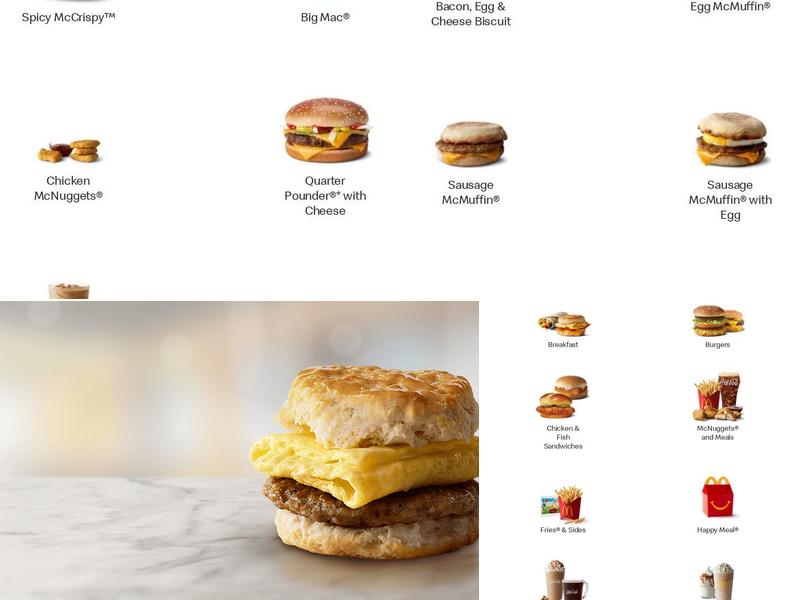 McDonald's Menu