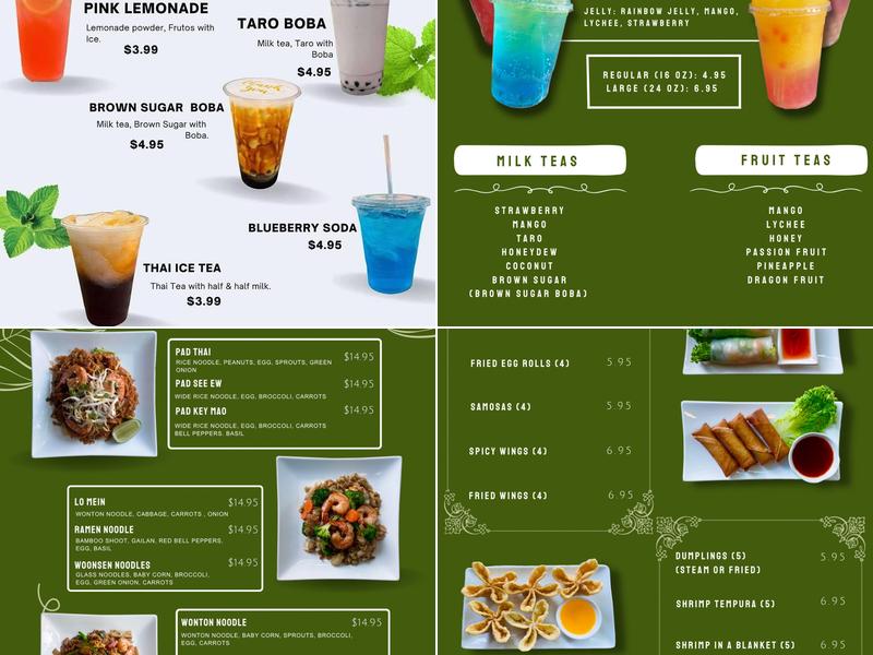 Heart Of Asia Cuisines- Downtown Omaha Menu