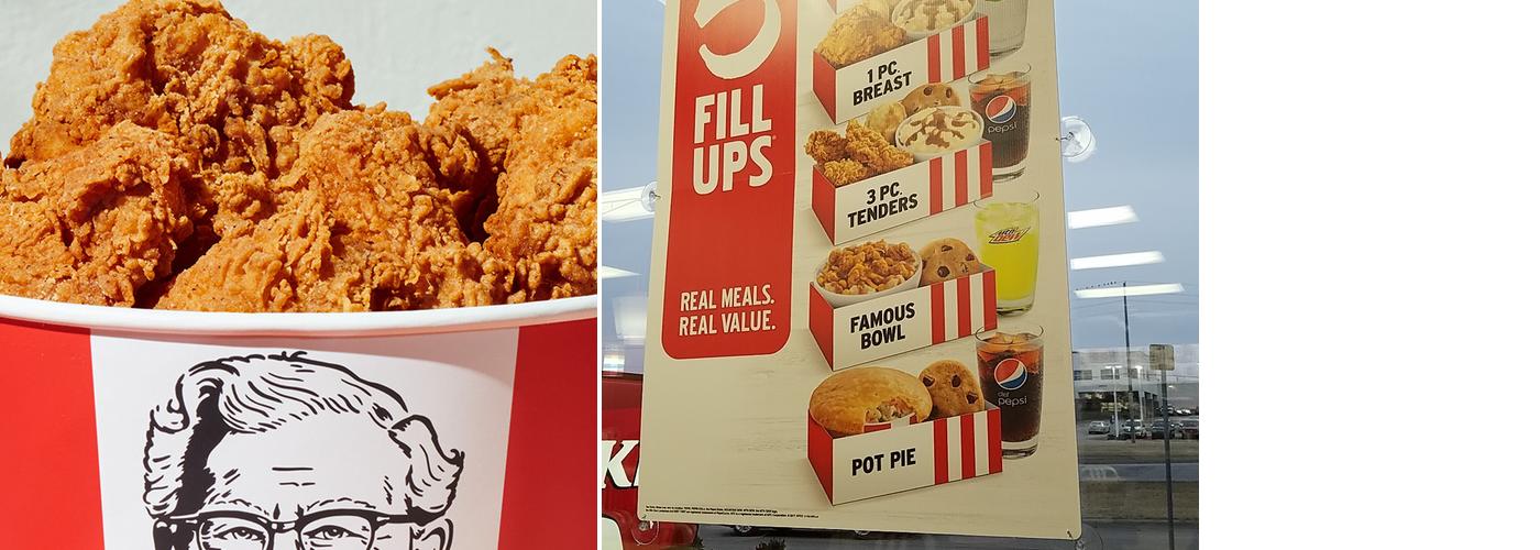 KFC Menu