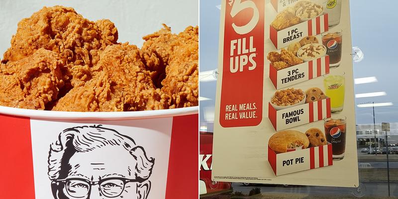 KFC Menu