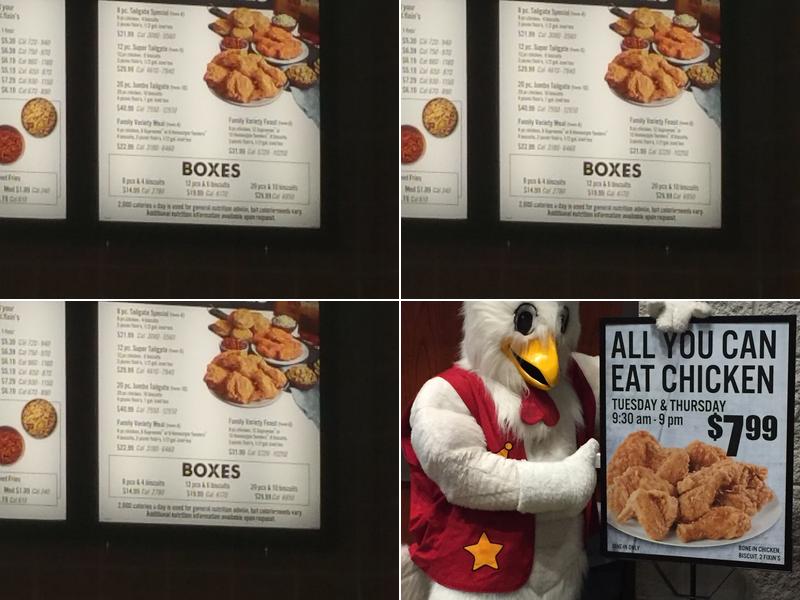 Bojangles Menu